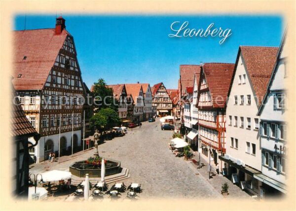 Leonberg Wuerttemberg Marktplatz Brunnen