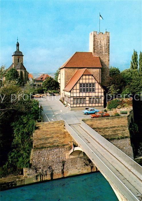 Lauffen Neckar mit Regiswindiskirche und Pfalzgrabenbu
