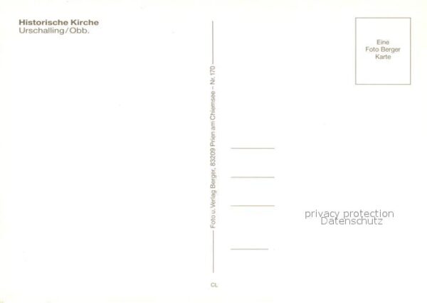 Urschalling Chiemsee Historische Kirche – Bild 2