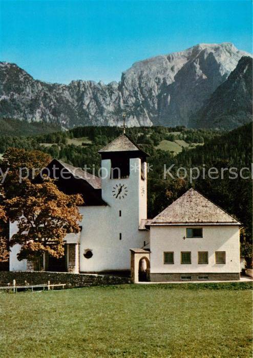 Unterstein Marktschellenberg Kath Pfarrkirche mit Hohem Göll