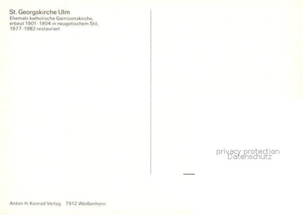 Ulm Donau St Georgskirche – Bild 2