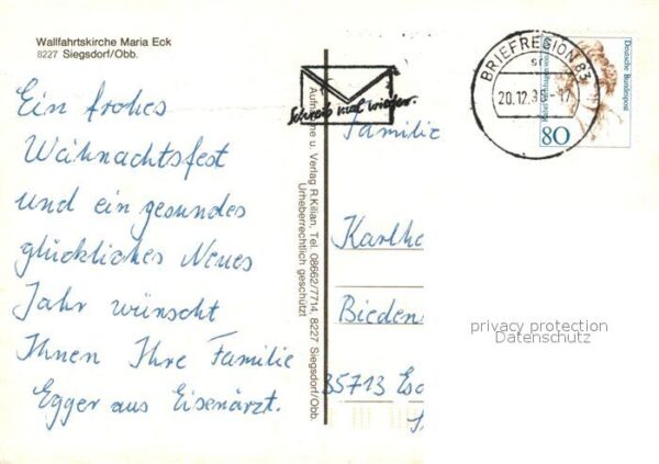 Siegsdorf Oberbayern Wallfahrtskirche Maria Eck – Bild 2