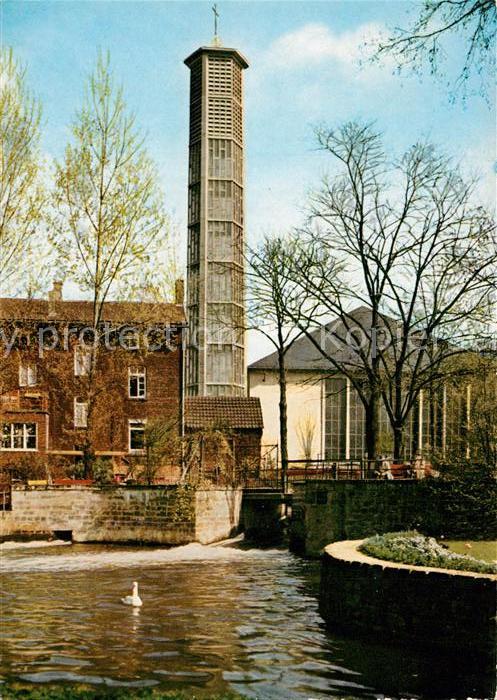 Siegburg Ev Kirche am Schwanenteich