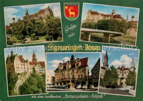 Sigmaringen Hohenzollern Schloss Donaupartie Rathau