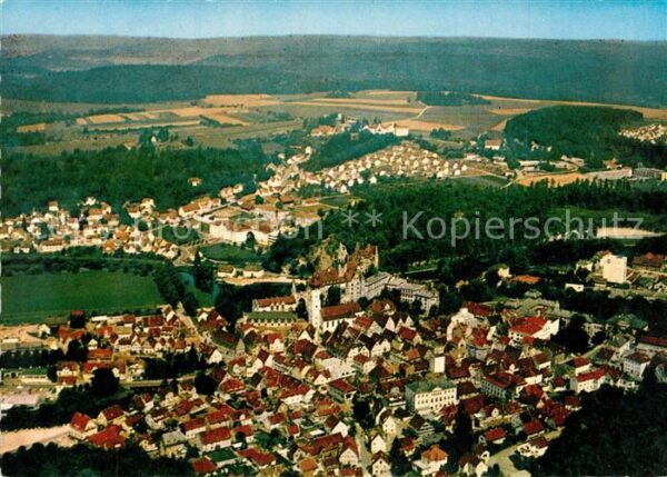 Sigmaringen Fliegeraufnahme
