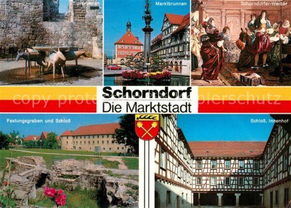Schorndorf Wuerttemberg Tierbrunnen Marktbrunnen Schorndorfer W