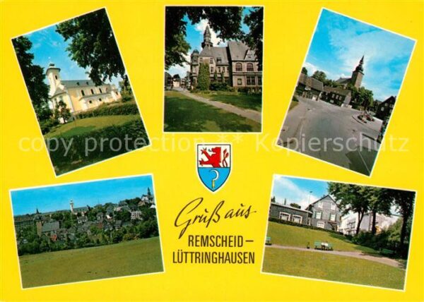 Luettringhausen Schloss Kirche Strassenpartie Panorama