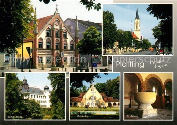 Plattling Isar Bayern Bürgerspital Kirche Schloss Moos Mainko