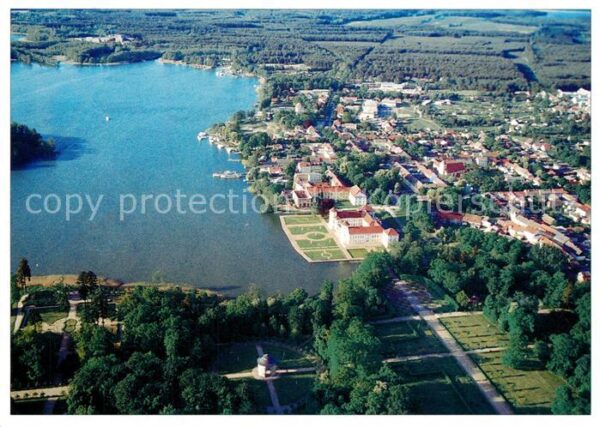 Rheinsberg Fliegeraufnahme mit Grienerickschloss u