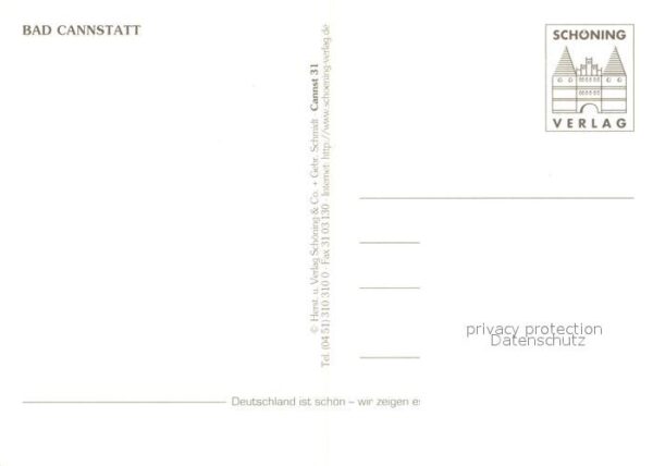 Bad Cannstatt Marktstrasse Grosser Kursaal Stadtkirch – Bild 2