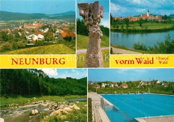 Neunburg Wald Panorama Telansichten Schwimmbad