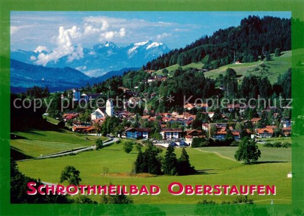 Oberstaufen mit Altmann und Säntis