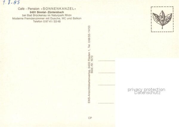 Zuentersbach Panorama Cafe Pension Sonnenkanzel Zimm – Bild 2