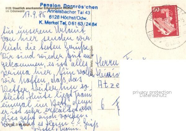 Hoechst Odenwald Teilansichten Pavillon Badesee Altes Ha – Bild 2