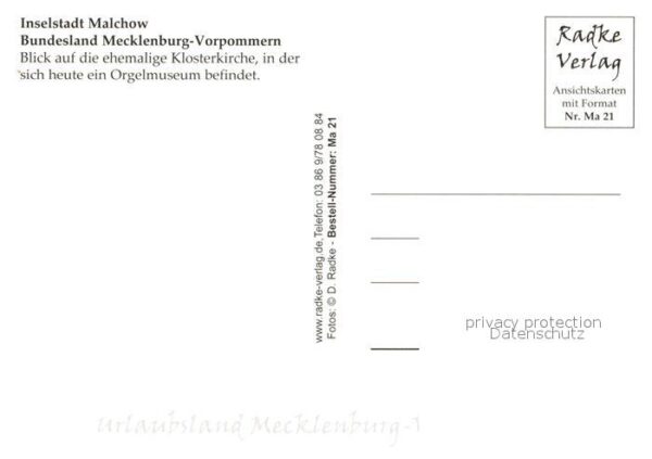 Malchow Klosterkirche Orgelmuseum – Bild 2