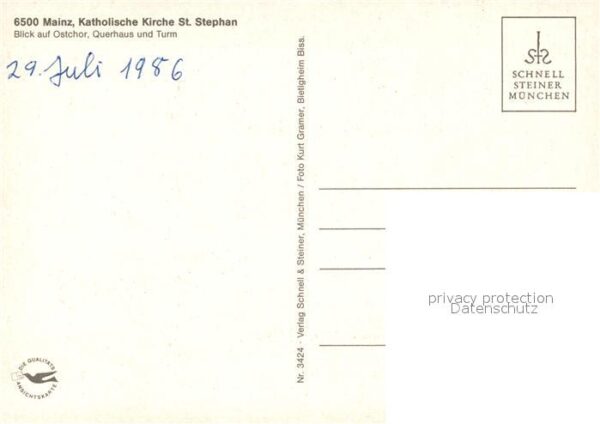 Mainz Rhein Kath Kirche St Stephan – Bild 2