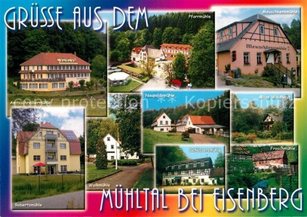 Eisenberg Moritzburg Amtsschreibermühle Pfarrmühle Meuschken