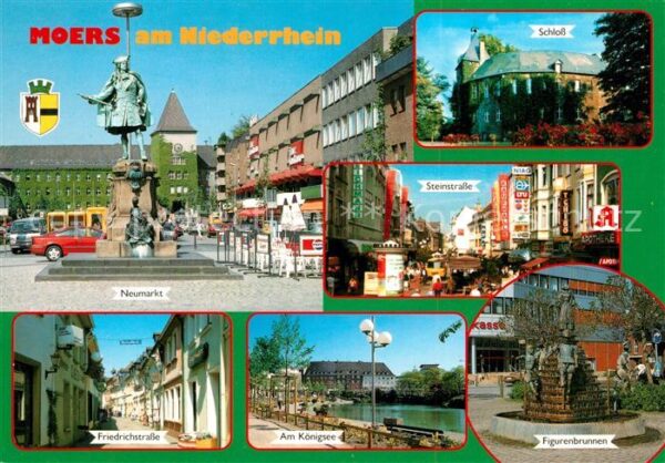 Moers Neumarkt Schloss Steinstrasse Friedrich