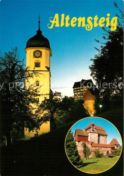 Altensteig Schwarzwald Kirche Schloss