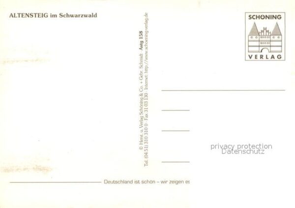 Altensteig Schwarzwald Altes und neues Schloss Teilansicht Unt – Bild 2