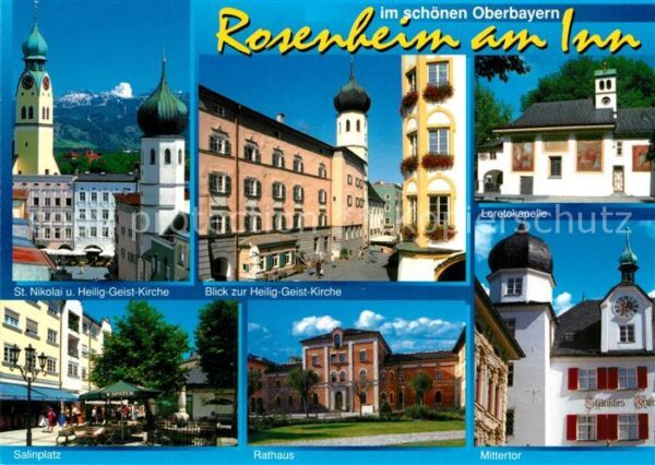 Rosenheim Bayern St Nikolai Heilig Geist Kirche Loretoka