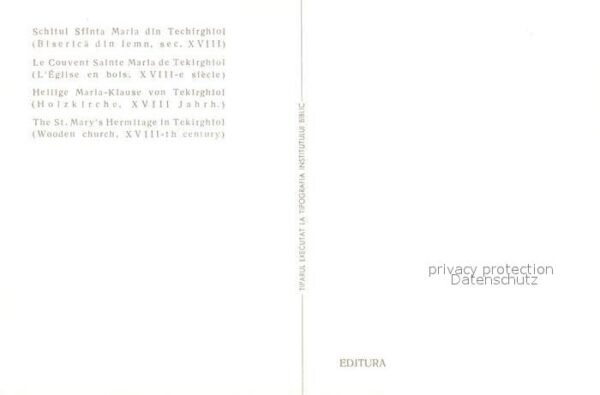 Techirghiol Heilige Maria Klause Holzkirche – Bild 2