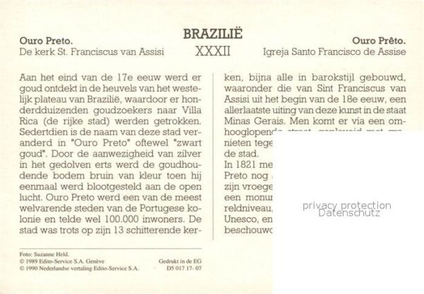 Ouro Preto De kerk St Franciscus van Assisi – Bild 2
