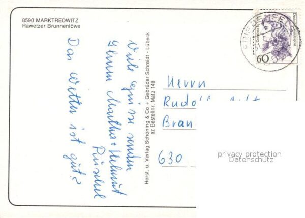 Marktredwitz Rawetzer Brunnenlöwe – Bild 2