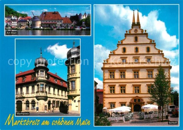Marktbreit Mainpartie Marktplatz Schloss