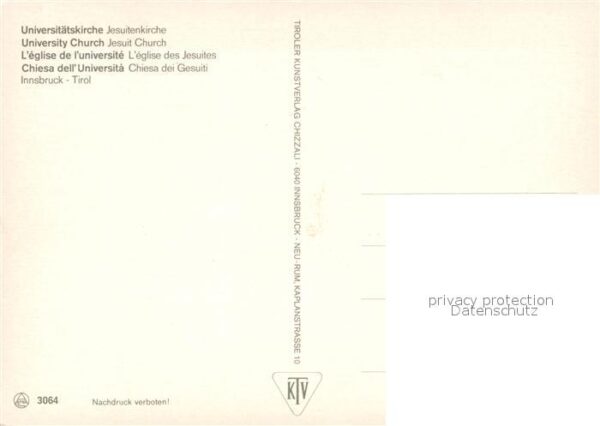 Innsbruck Universitätskirche Jesuitenkirche – Bild 2