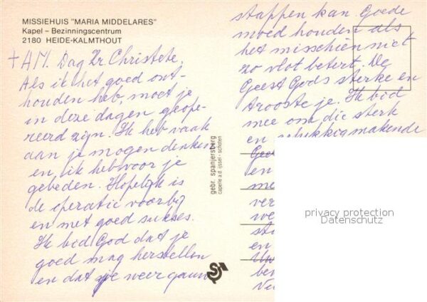 Kalmthout Missiehuis Maria Middelares Kapel – Bild 2