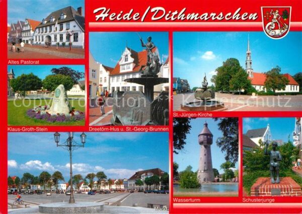 Heide Dithmarschen Altes Pastorat Klaus Groth Stein St Geo