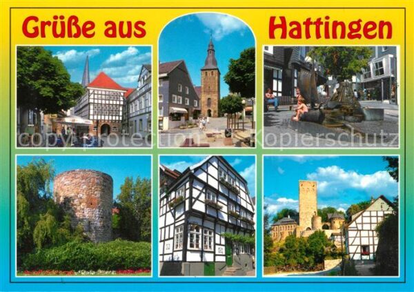 Hattingen Ruhr Altes Rathaus St Georg Turm der Stadtma