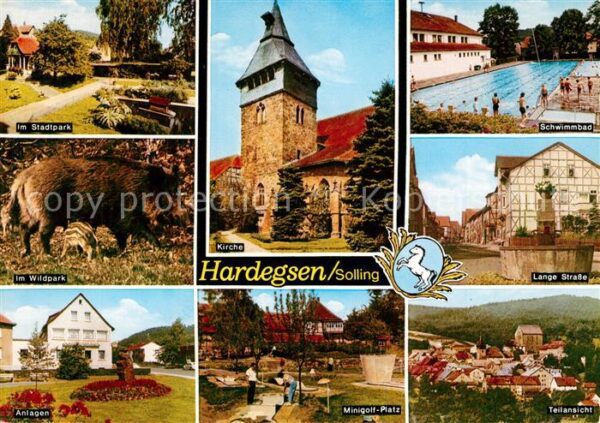 Hardegsen Stadtpark Kirche Schwimmbad Lange Str W