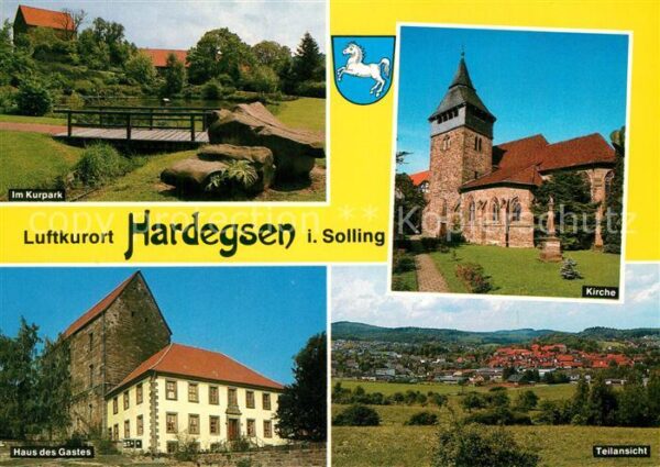 Hardegsen Kurpark Kirche Haus des Gastes Panorama