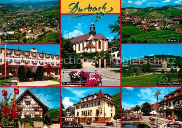 Durbach Fliegeraufnahme Winzerkeller Fachwerk S