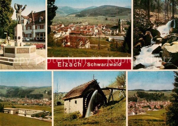 Elzach Schuttigbrunnen Panorama Elzfälle Sanat
