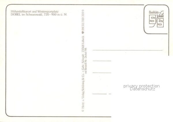 Dobel Schwarzwald Kirche Rathaus Schule Kurhaus Kurgarten – Bild 2