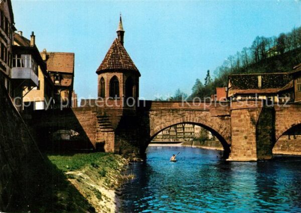 Calw Nagoldbrücke mit St Nikolauskapelle