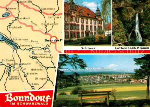 Bonndorf Schwarzwald Schloss Lothenbach Klamm Panorama