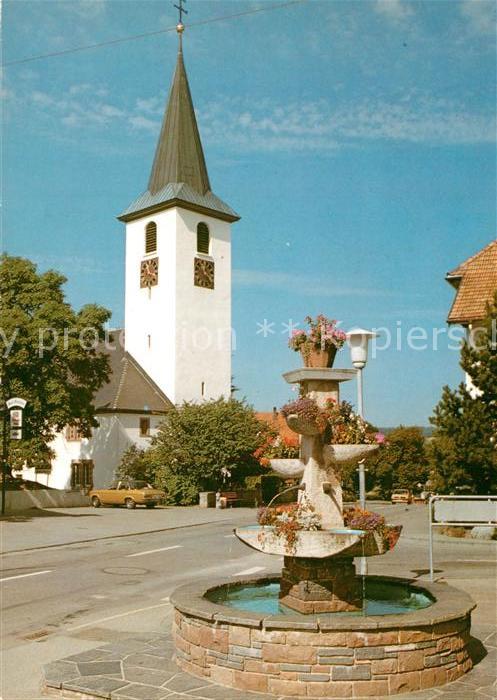 Birkendorf Kirche Brunnen