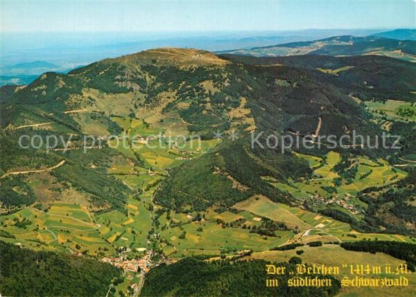Belchen Baden Fliegeraufnahme