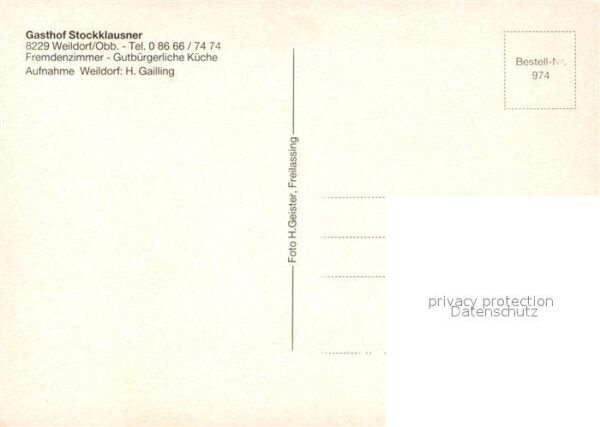Weildorf Oberbayern Kirche Gasthof Stockhauser Restaurant – Bild 2