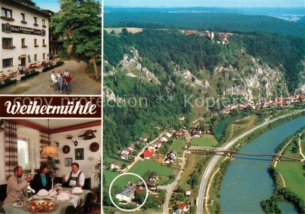 Essing Weihermühle Gaststube Fliegeraufnahme