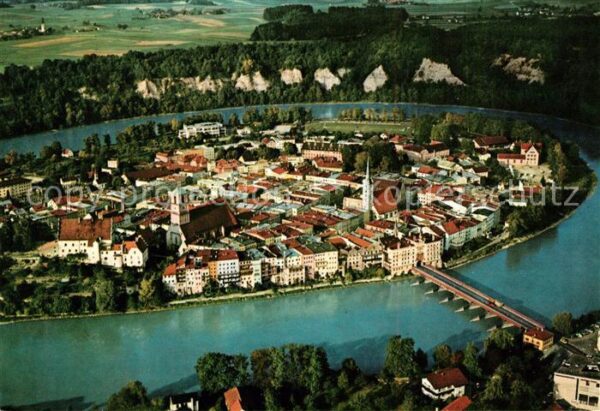 Wasserburg Inn Fliegeraufnahme