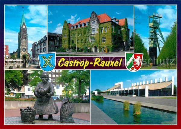 Castrop-Rauxel Kirche Schloss Erinpark Skulptur Stadth