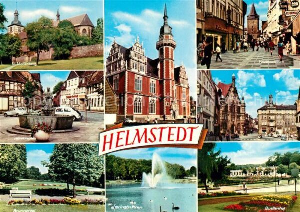 Helmstedt St Marienberg Rathaus Heinrichplatz Bru