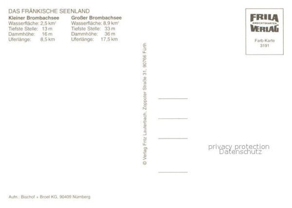 Brombachsee Fliegeraufnahme – Bild 2