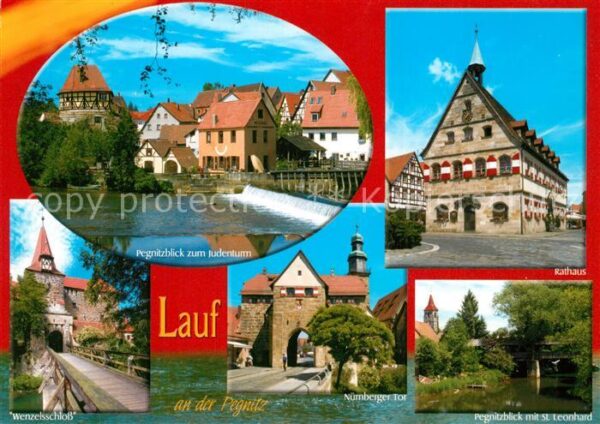 Lauf Pegnitz Judenturm Rathaus Wenzelsschloss Nürnbe