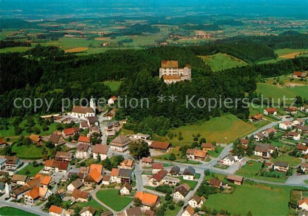 Waldburg Wuerttemberg Fliegeraufnahme mit der Waldburg